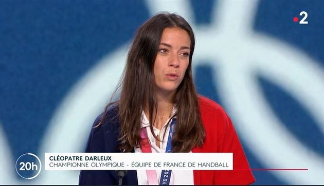 Cléopatre Darleux au JT de France 2 le 9 août 2021