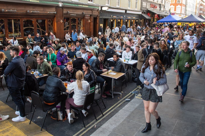 Soho, central London. 