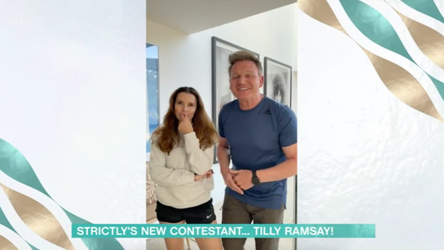 Tana and Gordon Ramsay surprised their daughter with a video message on This