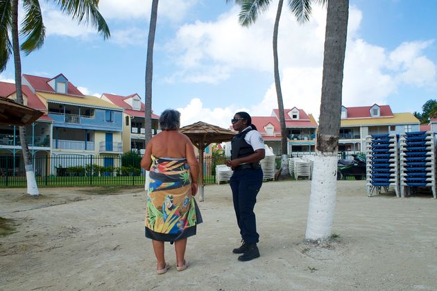 Image d'illustration - Un contrôle de police en Guadeloupe, pendant le 1er confinement de mars 2020