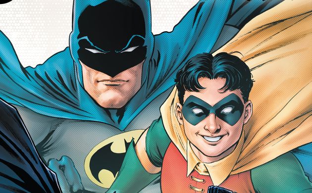 Batman and Robin on the cover of the latest issue of 