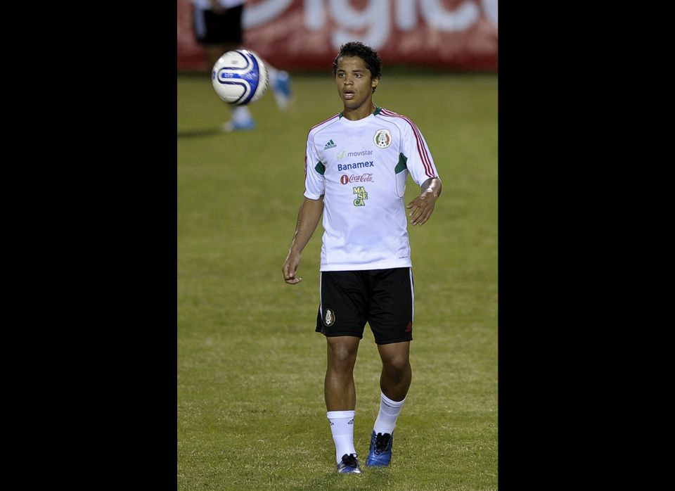 Mexican footballer Giovanni Dos Santos e