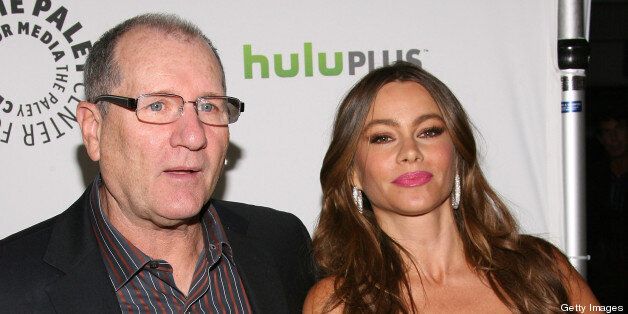 BEVERLY HILLS, CA - MARCH 14: Actors Ed O'Neill and Sofia Vergara attend The Paley Center for Media's PaleyFest 2012 honoring 'Modern Family' at Saban Theatre on March 14, 2012 in Beverly Hills, California. (Photo by Jesse Grant/WireImage)