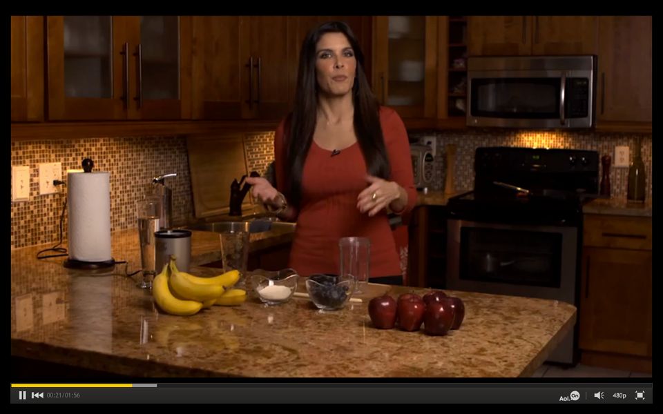 Adriana Cataño nos da el secreto de su batido de frutas