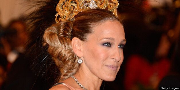 NEW YORK, NY - MAY 06: Sarah Jessica Parker attends the Costume Institute Gala for the 'PUNK: Chaos to Couture' exhibition at the Metropolitan Museum of Art on May 6, 2013 in New York City. (Photo by Kevin Mazur/WireImage)