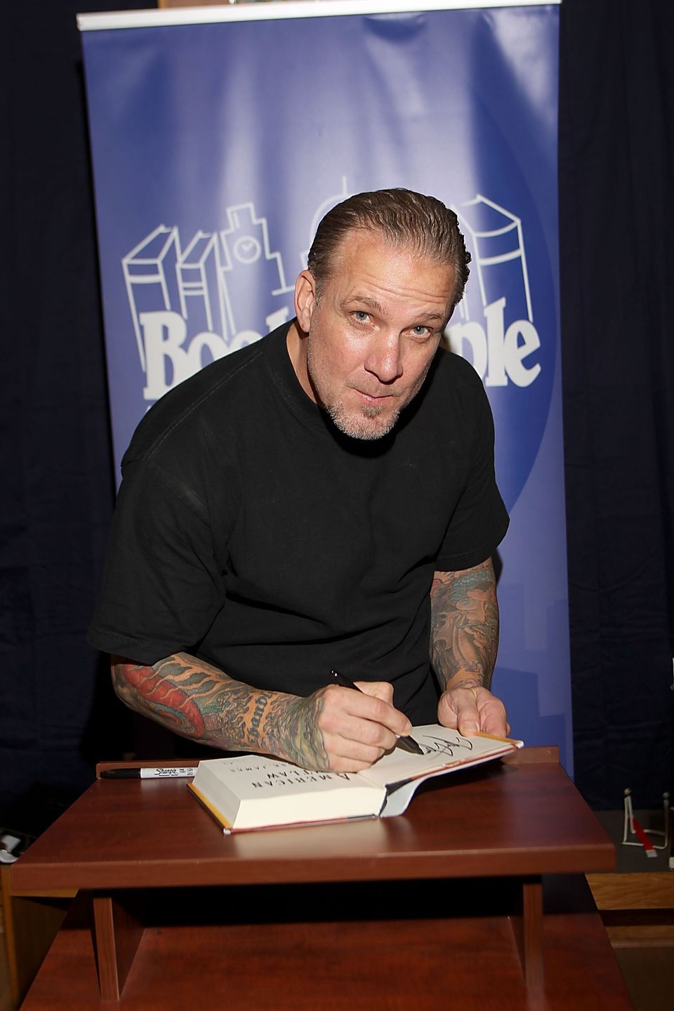 Jesse James Signs Copies Of His New Book "American Outlaw"