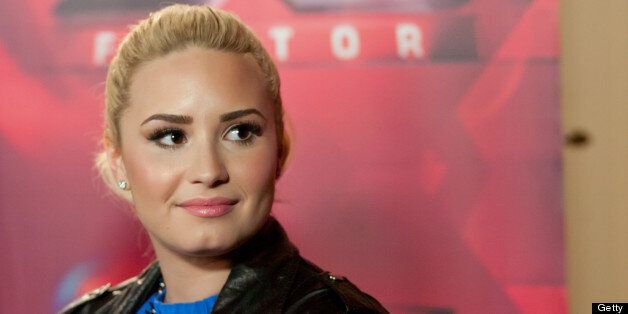 UNIONDALE, NY - JUNE 20: Demi Lovato attends the 'The X Factor' Judges press conference at Nassau Veterans Memorial Coliseum on June 20, 2013 in Uniondale, New York. (Photo by Steven A Henry/WireImage)