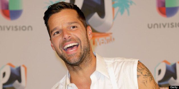 MIAMI, FL - JULY 18: Singer Ricky Martin poses in the press room during the Premios Juventud 2013 at Bank United Center on July 18, 2013 in Miami, Florida. (Photo by Alexander Tamargo/Getty Images for Univision)