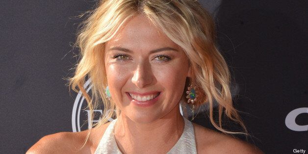 LOS ANGELES, CA - JULY 17: Tennis player Maria Sharapova arrives at the 2013 ESPY Awards at Nokia Theatre L.A. Live on July 17, 2013 in Los Angeles, California. (Photo by C Flanigan/FilmMagic)