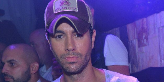 LAS VEGAS, NV - SEPTEMBER 14: Recording artist Enrique Iglesias hosts Mexican Independance day at Hyde Bellagio at the Bellagio on September 14, 2013 in Las Vegas, Nevada. (Photo by Bryan Steffy/WireImage)