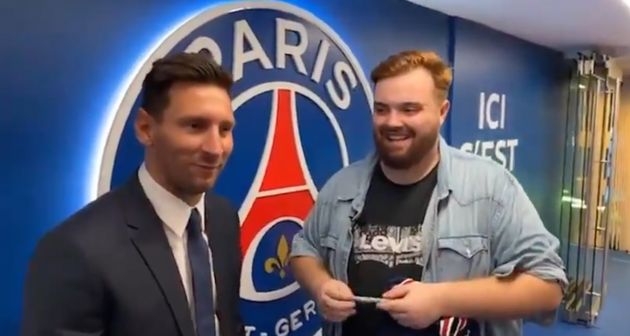 Ibai Llanos entrevista a Leo Messi tras su presentación con el