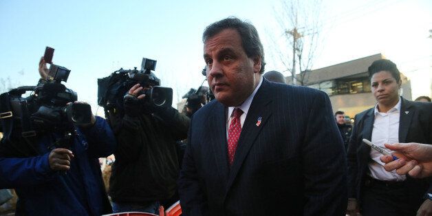 FORT LEE, NJ - JANUARY 09: New Jersey Gov. Chris Christie enters the Borough Hall in Fort Lee to apologize to Mayor Mark Sokolich on January 9, 2014 in Fort Lee, New Jersey. According to reports Christie's Deputy Chief of Staff Bridget Anne Kelly is accused of giving a signal to the Port Authority of New York and New Jersey to close lanes on the George Washington Bridge, allegedly as punishment for the Fort Lee, New Jersey mayor not endorsing the Governor during the election. (Photo by Spencer Platt/Getty Images)