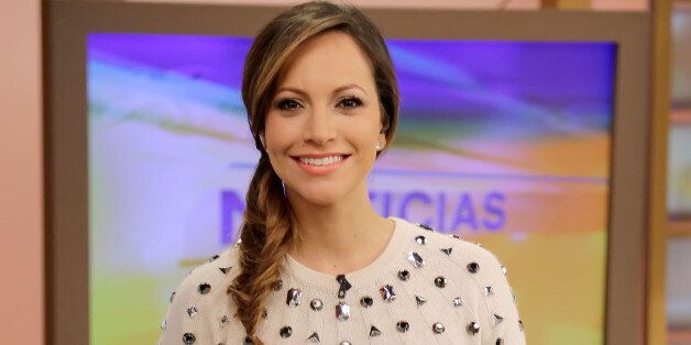 MIAMI, FL - JANUARY 17: Satcha Pretto is seen on the set of Univision's 'Despierta America' at Univision Headquarters on January 17, 2014 in Miami, Florida. (Photo by Alexander Tamargo/Getty Images)