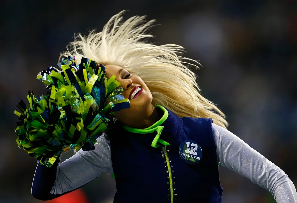 seattle seahawks pom poms