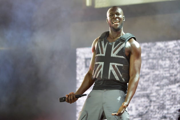 Stormzy (the real one) performing at Glastonbury in