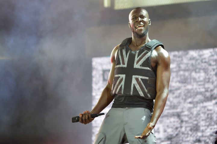 Stormzy (the real one) performing at Glastonbury in 2019