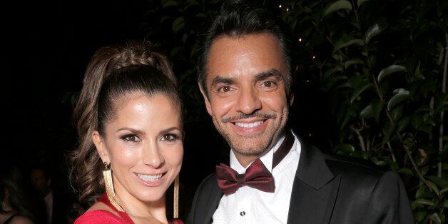 Alessandra Rosaldo and husband Eugenio Derbez attend Pantelion Films' "Instructions Not Included" Los Angeles Premiere After Party, on Thursday, August, 22, 2013 in Los Angeles. (Photo by Todd Williamson/Invision for Pantelion Films/AP Images)