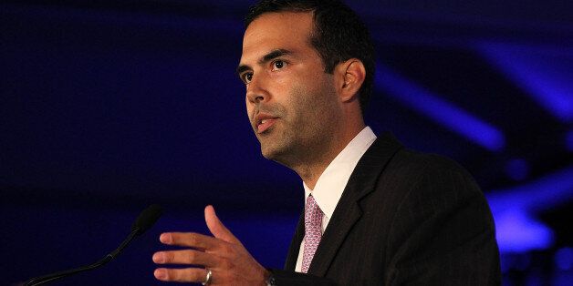 NEW ORLEANS, LA - JUNE 18: George P. Bush speaks during the 2011 Republican Leadership Conference on June 18, 2011 in New Orleans, Louisiana. The 2011 Republican Leadership Conference features keynote addresses from most of the major republican candidates for president as well as numerous republican leaders from across the country. (Photo by Justin Sullivan/Getty Images)