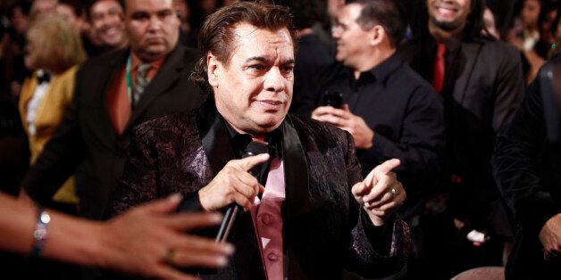 Juan Gabriel performs at the 10th Annual Latin Grammy Awards on Thursday, Nov. 5, 2009, in Las Vegas. (AP Photo/Matt Sayles)