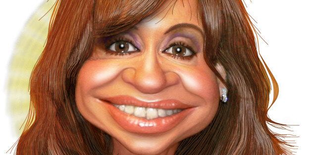 Cristina Elisabet FernÃ¡ndez de Kirchner, aka Cristina Kirchner, is the 55th President of Argentina.The source image for this caricature of Argentine President Cristina Kirchner is a Creative Commons licensed photo from Embajada de EEUU, Buenos Aires's Flickr Photostream.