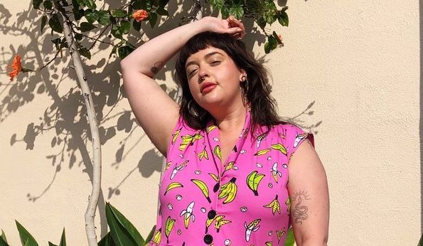 Pink Wears See-Through Banana-Print Bikini on Vacation With Husband