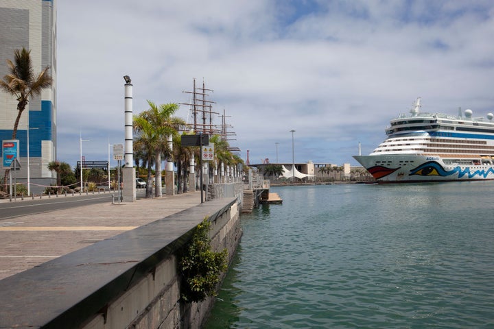 Muelle de Santa Catalina en Las Palmas de Gran Canaria.