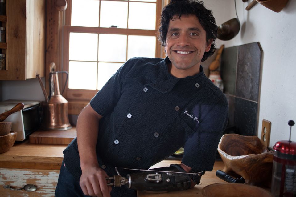 Eduardo García en la cocina