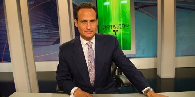 In this June 8, 2011 photo, news anchor and director Jose Diaz-Balart of Telemundo poses in Hialeah, Fla. Spanish-language news programs in the U.S. are having a banner year, growing their audience even while the traditional English-language network newscasts are losing viewers. The growth is coming just in time for the 2012 election season. The change comes as the latest Census data shows Hispanics propelled more than half of the countrys population growth over the last decade. (AP Photo/Steve Mitchell)