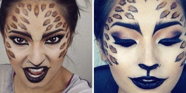 Fácil! Maquillaje de leopardo para Halloween artistico de animales Fácil! Maquillaje de leopardo para Halloween