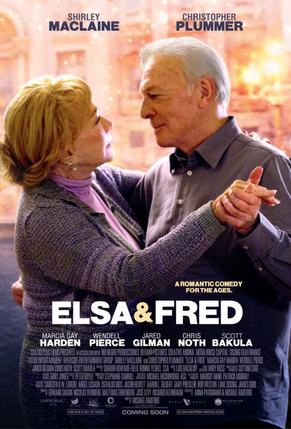 Shirley MacLaine y Christopher Plummer son "Elsa and Fred"