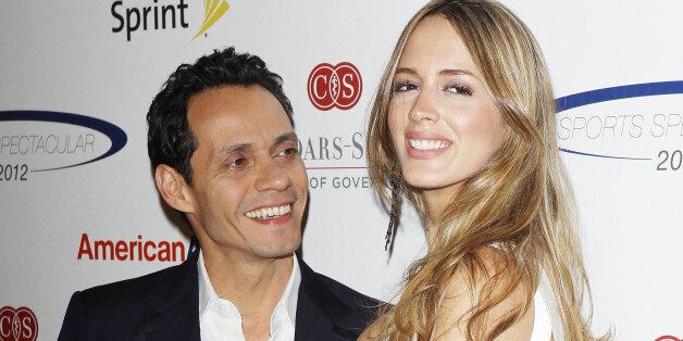 CENTURY CITY, CA - MAY 20: Marc Anthony (L) and Shannon De Lima arrive at 27th Anniversary of Sports Spectacular held at the Hyatt Regency Century Plaza on May 20, 2012 in Century City, California. (Photo by Michael Tran/FilmMagic)