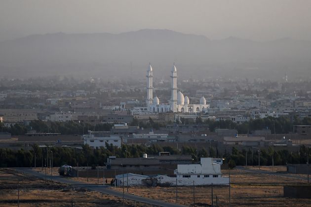 Une vue aérienne de la ville de Kandahar, en septembre 2020.