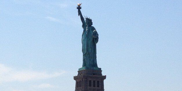 Statue of Liberty from the tour cruise.