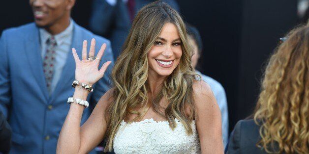Actress Sofia Vergara arrives for the premiere of the movie 'Magic Mike XXL' at the TCL Chinese Theatre in Hollywood, California, on June 25, 2015. AFP PHOTO/ MARK RALSTON (Photo credit should read MARK RALSTON/AFP/Getty Images)