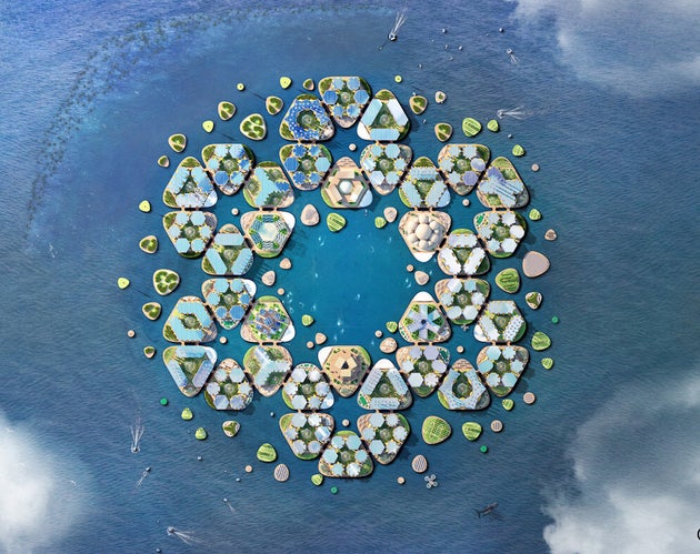 Oceanix | la città galleggiante | sfida Giakarta invasa dal mare - Vimarsana News