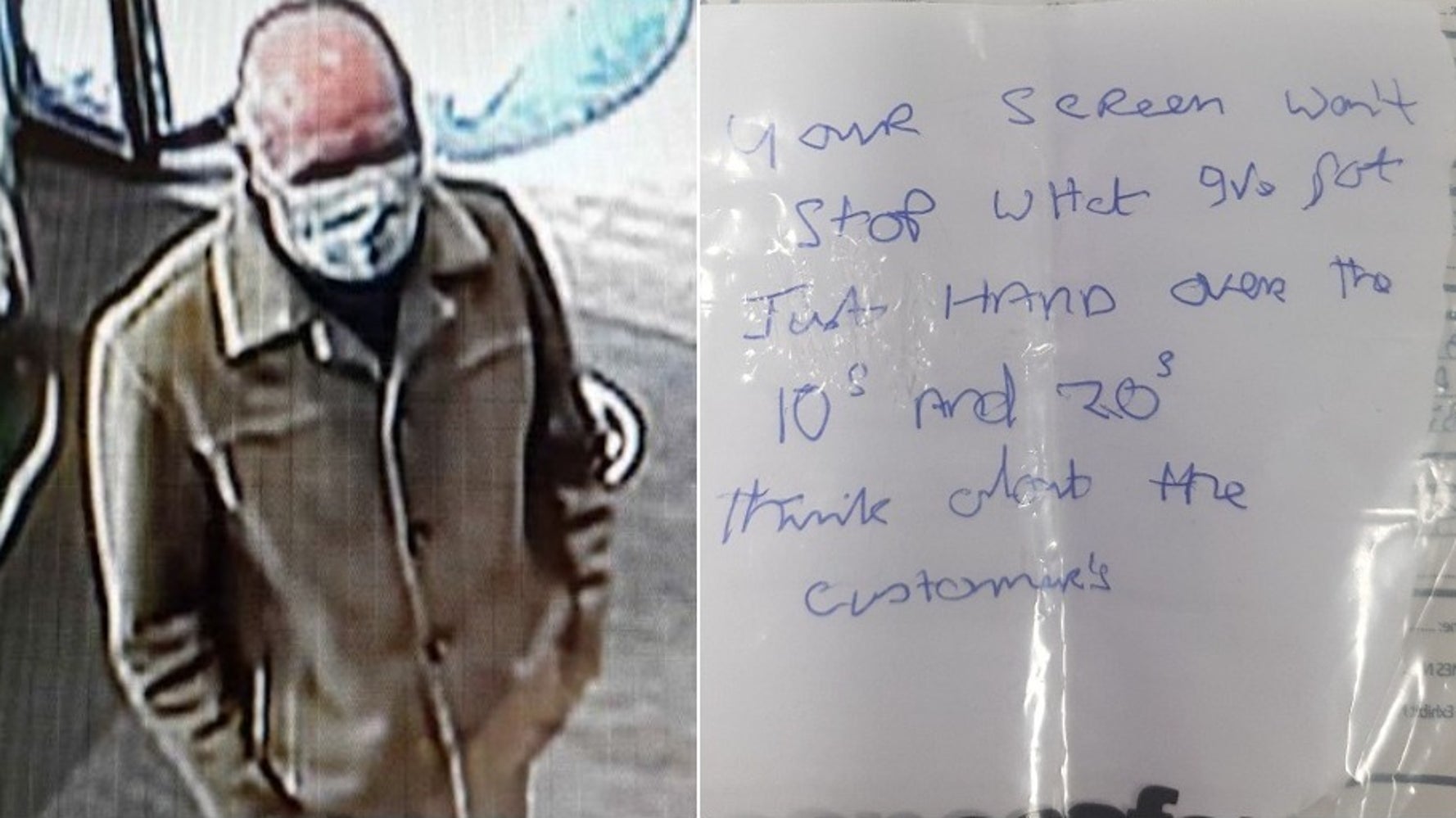 Strange Robber Bank Robbery In England Goes Awry Because Of Some Bad Handwriting ...