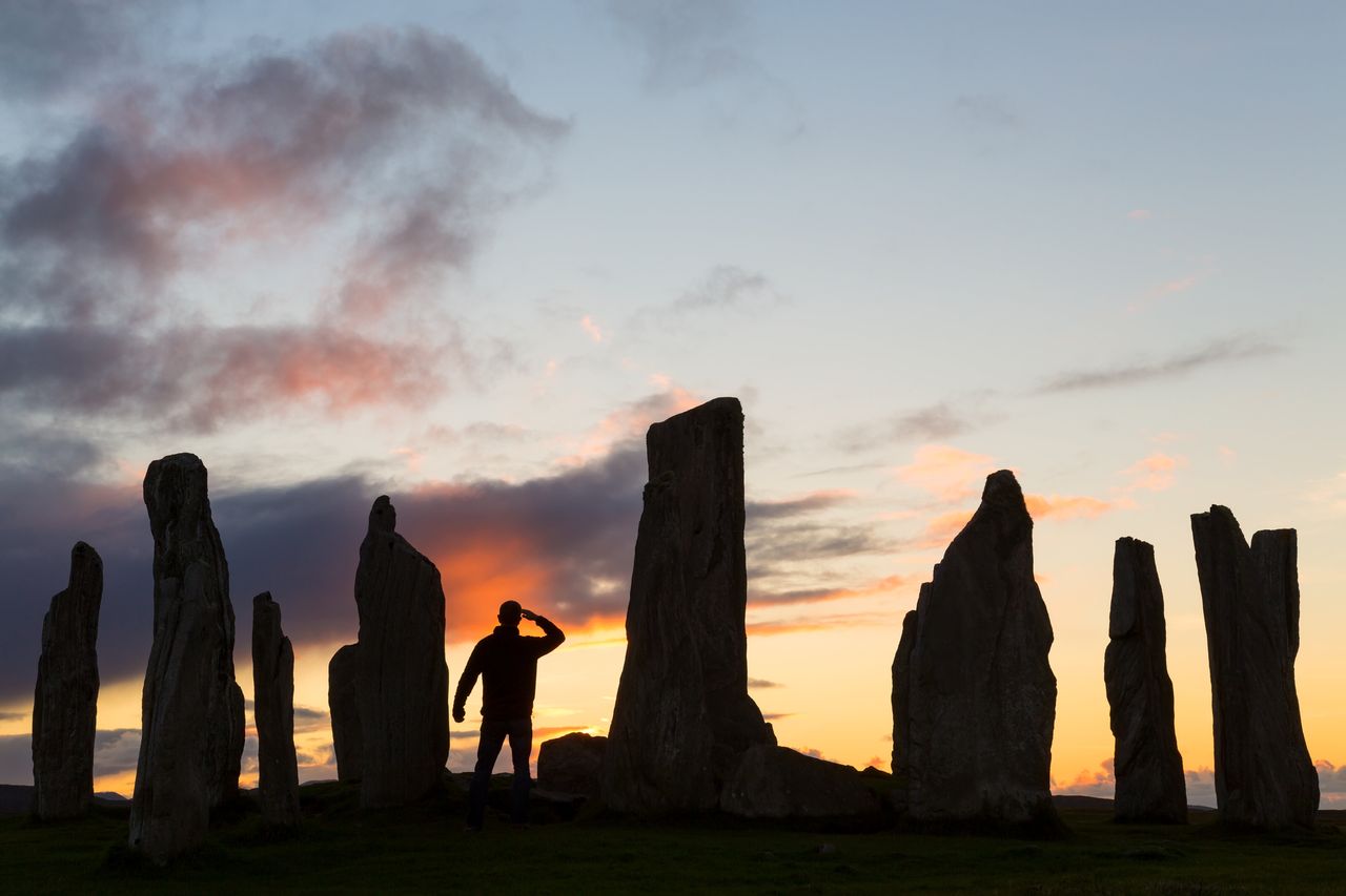 Standing stones, The Outer Hebrides in Scotland