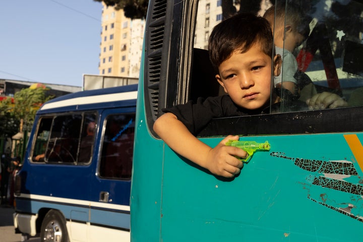 People displaced by the Taliban advancing are flooding into Kabul.