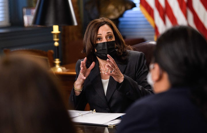 Vice President Kamala Harris host a discussion with Native American community leaders about voting rights on July 27, 2021. 