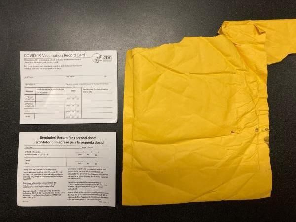 U.S. Customs and Border Protection Officers have seized thousands of counterfeit COVID-19 vaccination cards at a port in Memphis.