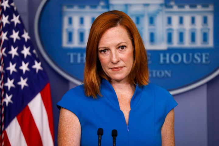 White House Press Secretary Jen Psaki says her encounters with Fox News reporter Peter Doocy are not nearly as dramatic when the cameras are off.