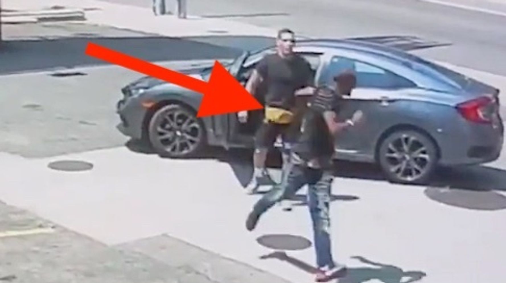Alleged Car Thief Gets Surprise Of His Life From UFC Fighter Wearing A Fanny Pack