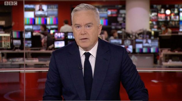 Huw Edwards in the BBC News