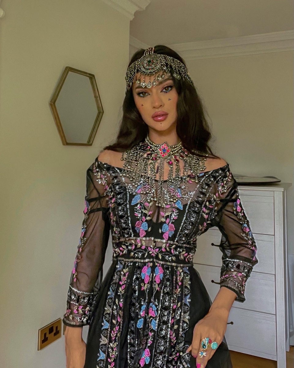 Hammasa is proud of her Afghan