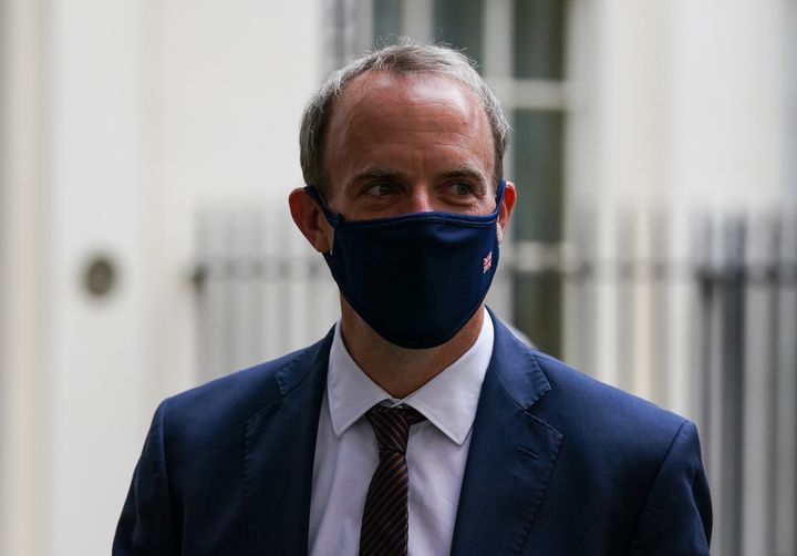Foreign secretary Dominic Raab said nations across the world were 'caught by surprise' at the pace of the Taliban's advance.