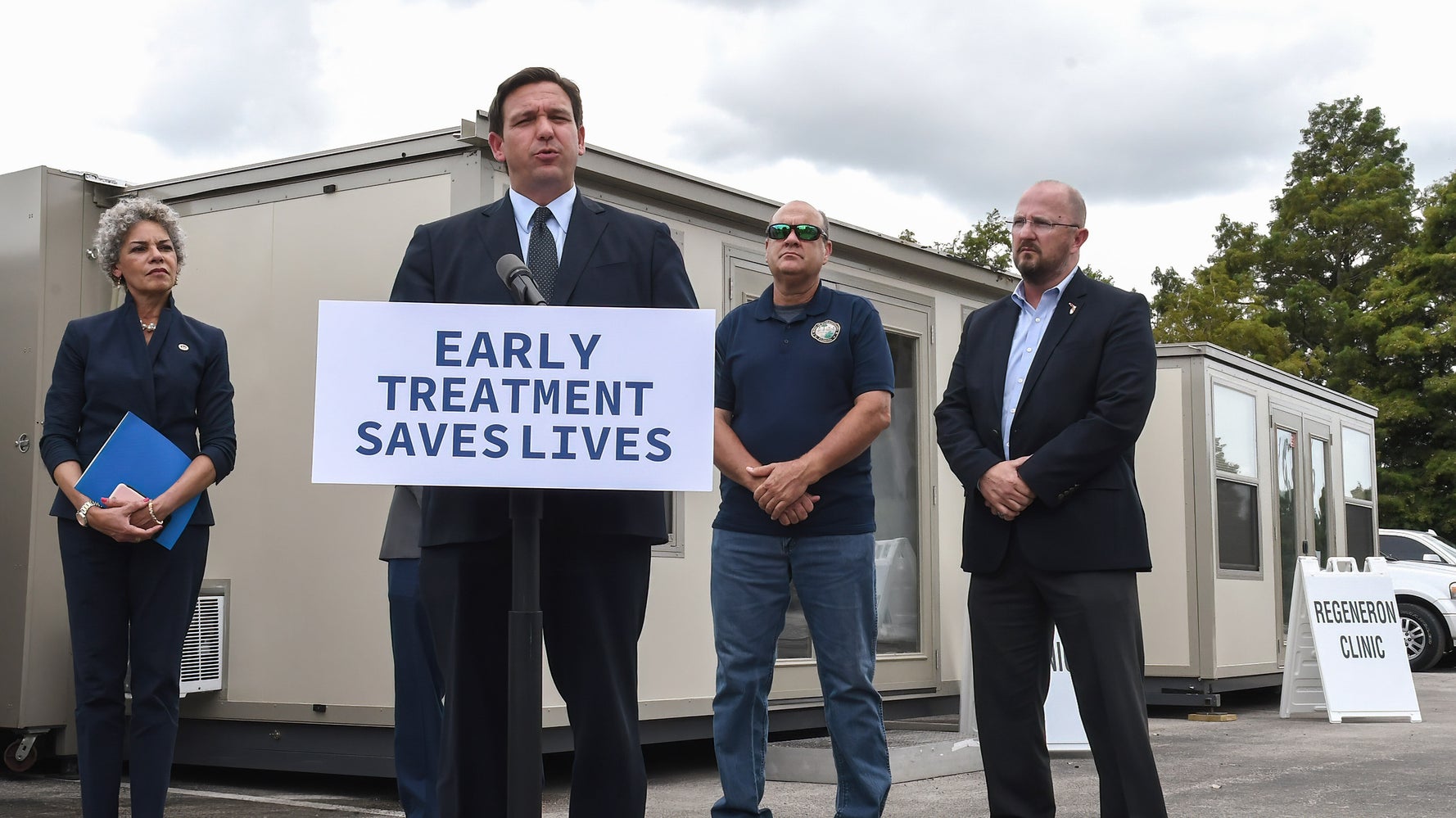 DeSantis Top Donor Invests In Regeneron COVID Drug Governor Promotes