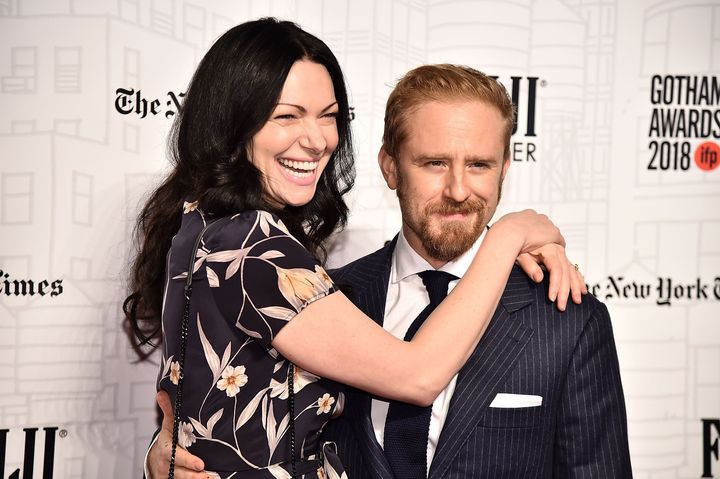 Laura Prepon and Ben Foster attend the 2018 Gotham Awards.