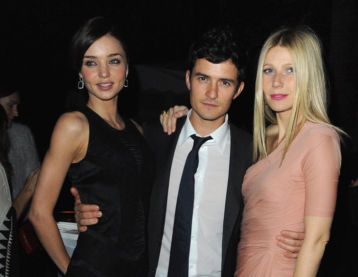 Miranda Kerr, Orlando Bloom and Gwyneth Paltrow attend the Mamounia hotel inauguration in 2009 in Marrakech, Morocco.