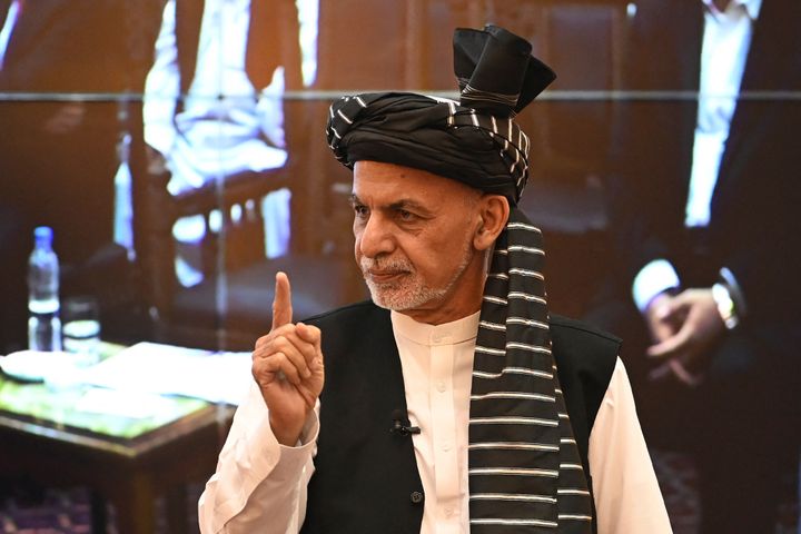 Afghanistan's president Ashraf Ghani 