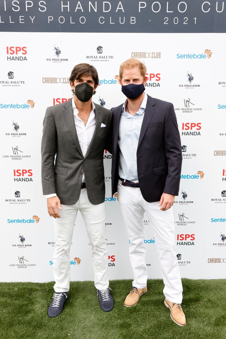 The Duke of Sussex and Nacho Figueras. 